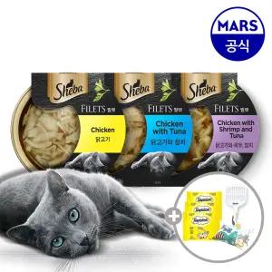 [16+8] 쉬바 필렛 60gx24개 골라담기+고양이삽+캣닢쿠션+템테이션12gx3개