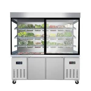 마라탕 쇼케이스 냉장고 훠궈 커튼형 재료 과일 뷔페