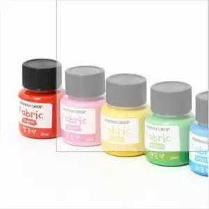 민화샵 의류용물감 8색 20ml 패브릭물감 옷염색
