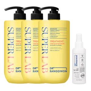 [닥터방기원] 슈퍼랩 탈모 트리트먼트 1L 3개+랩헤어토닉150ml 1개
