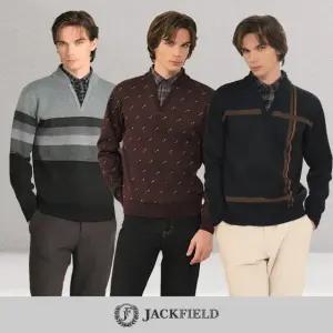 ANC_[잭필드][3종] 배색 패턴 레이어드 셔츠_JBWUT310