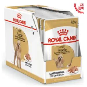 로얄캐닌 푸들 강아지 파우치 습식 사료 어덜트 1박스