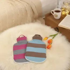 파쉬 보온물주머니 2L + 스트라이프패턴 면커버