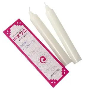 비호 양초 기둥초 제사 초 2개입 캔들 (WFK768I)