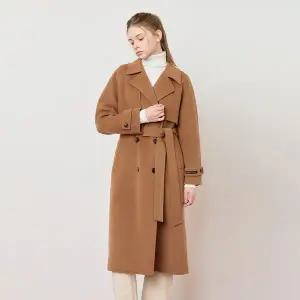 [케네스레이디](대전신세계)[BYLYNN] 울 캐시 플랩 더블버튼 벨티드 코트 EHHCOK0900