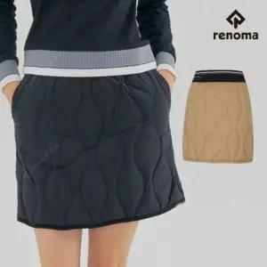 레노마골프 여성 겨울 허리밴딩 다운 패딩 스커트 M-8524