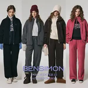 [벤시몽]25FW 여성 더블 소프트 기모 셋업