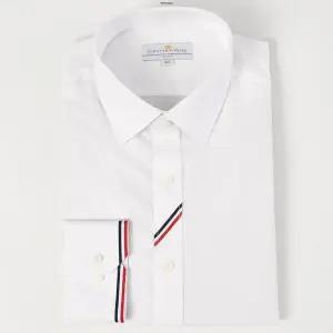 [AK분당점] [카운테스마라] 슬림핏 커프스플라켓 투톤포인트긴팔셔츠CDHW1B535