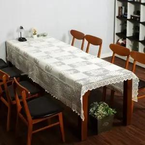 프렌치 식탁보 레이스 테이블보 로즈가든 (WFBA09D)