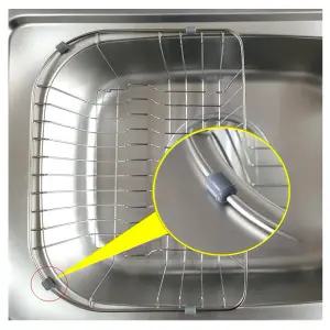 싱크대 스텐망 바구니 미끄럽방지용 고무링 6P 식기건조대 고무캡