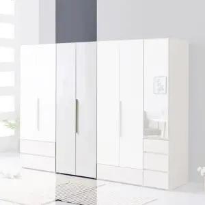 루예디 UV하이그로시 긴문 이불장