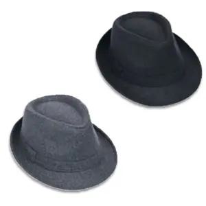 남성 가을 겨울용 중절모 인디아나 존스 빈티지 페도라 모자 (LIVING SENSE)