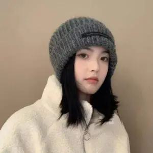 [HS라이프]털모자 비니 귀달이 방한모 남자 여자 외출 캐주얼 패션 골지 니트