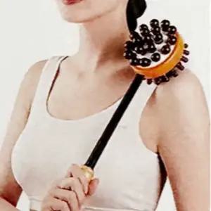 두드림 안마기 효도 어깨 마사지기 수동 안마기 전신 허리 휴대용 부모님 원목 지압 다리