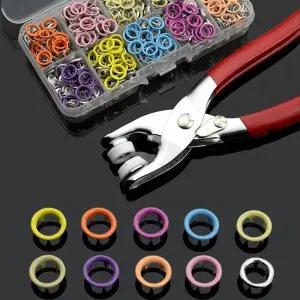 똑딱이 스냅 단추 펀칭기 풀세트 케이스포함/펜치/옷/가방/달기/가정용/다용도/펀치/펀칭/똑닥이/펀치기