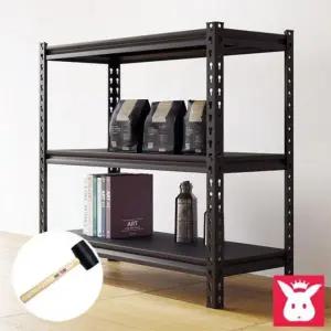 조립식선반 산업용 철제진열대 무볼트 토토홈랙 3단4단5단 1200X500X1200높이 편의점마트