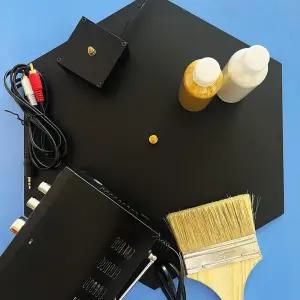 클라드니 도형 모래 사운드 소리 패턴 실험 주파수 과학