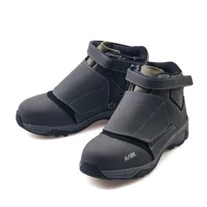 티뷰크 발편한 발볼넓은 안전화 천연 가죽 작업화 용접작업화 벨크로 초경량 끈없는 경작업 MS-657W