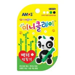 [에이치플러스몰]아모스 2500 미니클레이 팬더만들기 갑(12개입)