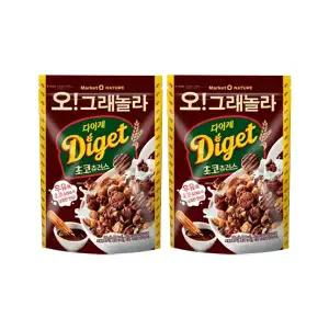 오리온 마켓오 오!그래놀라 다이제 초코츄러스 300g, 2개