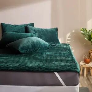 [킹2장] 라뽐므 극세사 퍼지 밴딩 패드 K