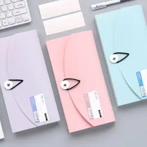 통장지갑 영수증 관리 아코디언 지폐 포켓 정리함 지갑/통장/케이스/베이직/통장형/정리/파우치/보관/통장