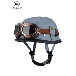 클래식 오토바이 하프 내장 스냅백헬멧 스냅백 본프리 할리