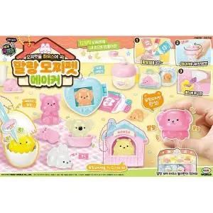 (미미월드) 미미프렌즈 12가지 모찌펫을 하우스에 쏙 말랑모찌펫메이커