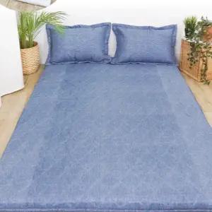 요 매트 세트 싱글 손님용 접이식 누빔 요 매트 1인용 2인용 3인용 캠핑용요 폴리요 경량 간이 침구