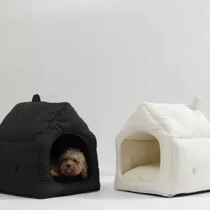 예쁜강아지집 텐트 매트 강아지 겨울 소형 개집 강아지집