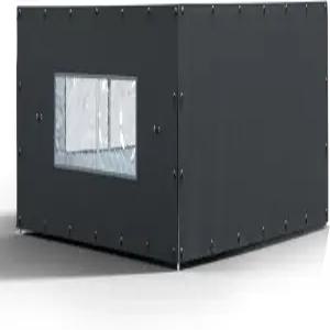 Locywx 야외 개집 덮개 10피트(W) x 개집에 적합한 측면 여러 개의 탄성 볼 로프와 관측 창이 있는 겨울