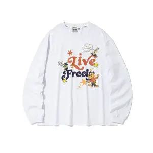 [하프클럽/] 남성 케릭터믹스말풍선아플리케쭉티 ITZ3TR32AWH (화이트)