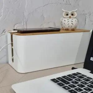 [하프클럽/]멀티탭 정리함 가리개 전선 덮개 수납 인테리어