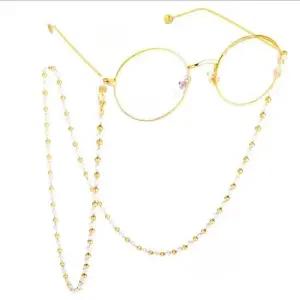 화려한 골드 비즈 진주 안경줄 진주 마스크스트랩 마스크걸이
