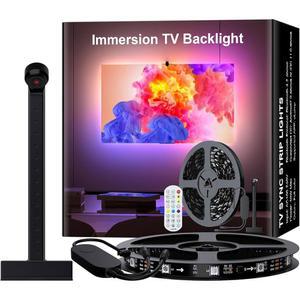 65-70인치 TV용 Lumtang TV 백라이트 컬러 동기화 기술 멀티 컬러 LED RGBMC 조명 Wi-Fi 앱 제어 AI 동기화 센서 몰입형 시청 경험 앰비언트 라이트