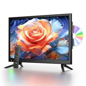 OSHPRO 22인치 TV DVD 모바일 및 홈 엔터테인먼트 주방 침실 캠핑 RV 미국 TV DVD 콤보 내장 DVD 스텔라 비주얼 사운드
