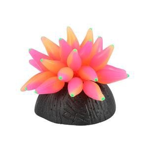 카파스텍 수족관 시뮬레이션 버블 코랄 실리콘 형광 글로우 장식물 어항 장식 로즈 레드