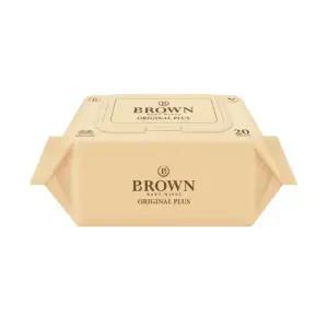 브라운 오리지널 플러스 20매 휴대용 캡형 24팩 아기물티슈 434718