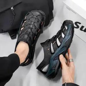 남자 스트림 아쿠아슈즈 경량 컷아웃 스타일리쉬 여름 물놀이 수영장신발 (WFJ5OZI)