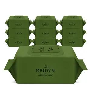 브라운 생분해 1등급 아기물티슈 네이처 밤부 70매 캡형 10팩 434840