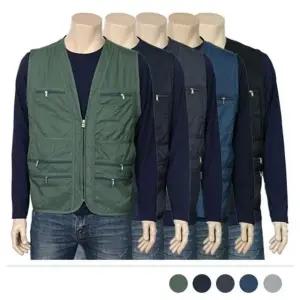 봄 조끼 패션 남성베스트 레이어드 니트조끼 가을 (WFJ4P5A)