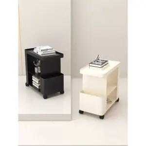 철제 협탁 좁은 디자인  모던 가정용 럭셔리 침대 옆  사이드 테이블