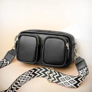 소가죽투포켓 크로스백 (WFJ65BJ)