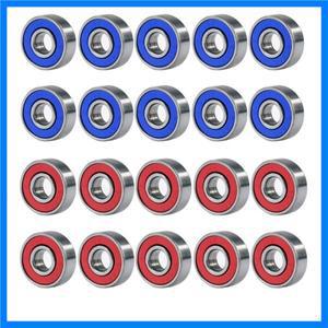 10PCS 볼 베어링 608RS ABEC-9 8x22x7mm 탄소강 소형 베어링 스케이트 보드 스쿠터 깊은 홈 롤러 스케이트