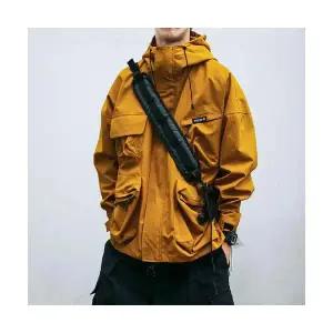 키체샵 남성 바람막이 점퍼 가을 겨울 후드 입체 포켓 기능성 캐주얼 재킷 HO4