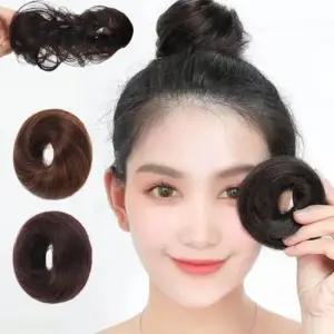 곱창 밴드 가발 자연스러운 업스타일 머리숱 많아 보이는 예쁜 올림머리 완성 간편한 착용