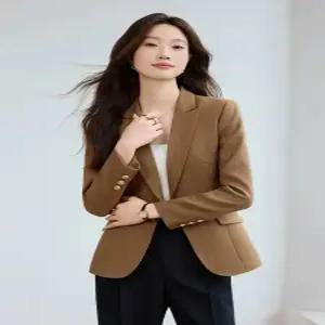 깜도리 여자 키작녀 정장 자켓 블랙 코트 가을 겨울 캐주얼 슬림핏 꾹4