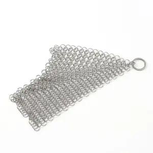 스텐수세미 반영구 15cm 철수세미 쇠 강 체인 링 철망 스테인리스 위생
