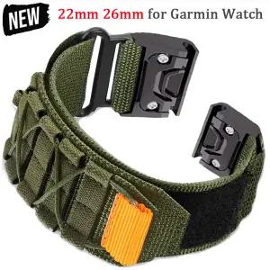 호환 Garmin Fenix 7X 6X Pro 5X 5X Plus 7 66Pro Garmin 시계 밴드 액세서리 용 스마트 밴드 팔찌 용 22mm