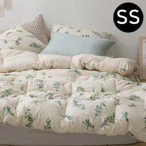 광목 싱글 솜별매 베개커버세트 이불 베이지 순면 (WFJQZKL)